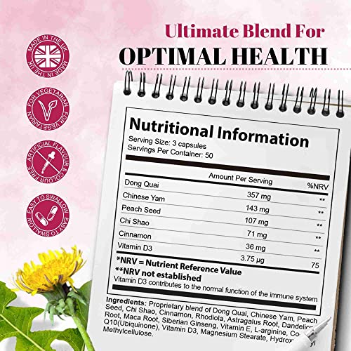 GinSen MyUterus Care for Women’s Warm Uterus, Pregnancy & Menstrual Wellness GinSen uk supplements