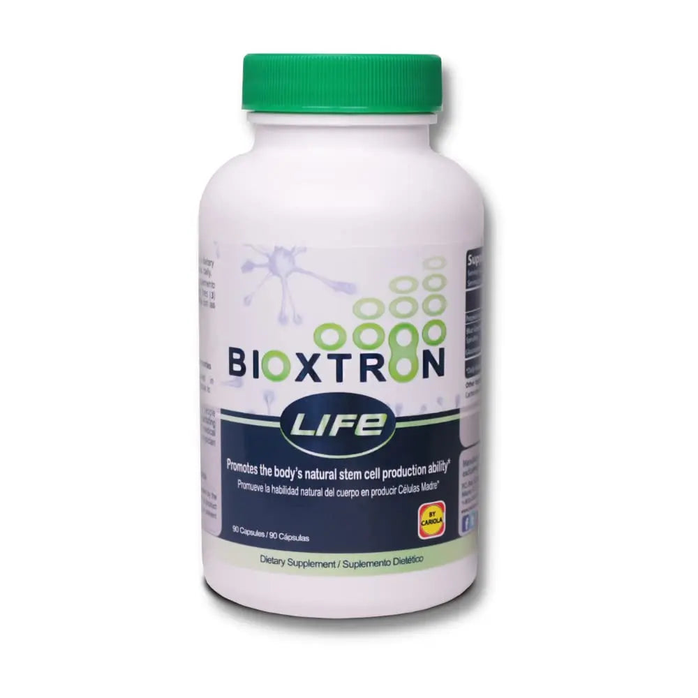 Bioxtron Life AFA Stem Cell Supplement - Joint Support & Muscle Pain - Immune System Support - Support Energy Levels - Stem Cell Production - Blue Green Algae Spirulina - 90 Caps + Cream 2 oz Bioxtron uk supplements