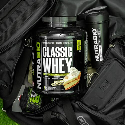 NutraBio Classic Whey Protein Powder- 25G Protein Per Scoop - Full-Spectrum Amino NutraBio uk supplements