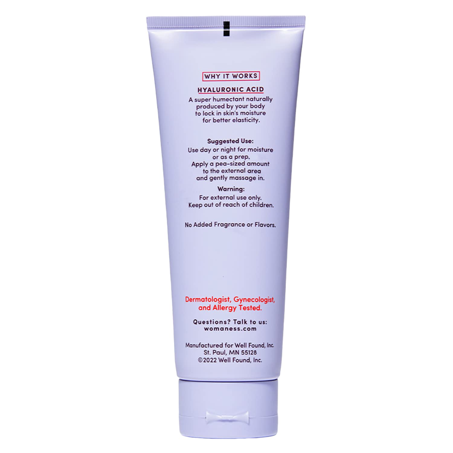 Womaness Daily V Soothe External Gel Moisturizer - Hyaluronic Acid Moisturizer Womaness uk supplements
