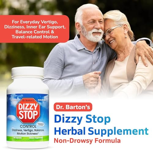 Dizzy Stop Dr. Barton’s All-Natural Vertigo Comfort, Inner Ear Balance Supp Dizzy Stop uk supplements