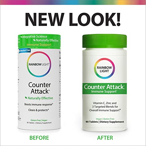 Rainbow Light Counter Attack Immune Support, Dietary Supplement Provides Immune Rainbow Light uk supplements