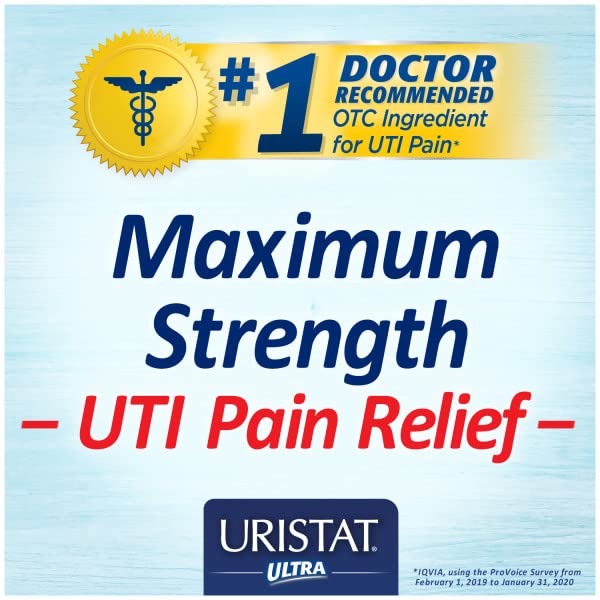 URISTAT Ultra UTI Pain Relief, Cranberry Flavored Coating, 30 Tablets (Pack of 2) URISTAT uk supplements