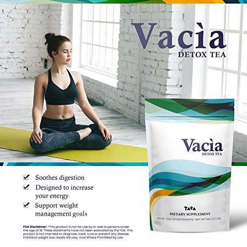 Tava Vacia Detox Tea Supplement, Boosts Energy, Supports Joint Mobility and Immune System TAVA uk supplements