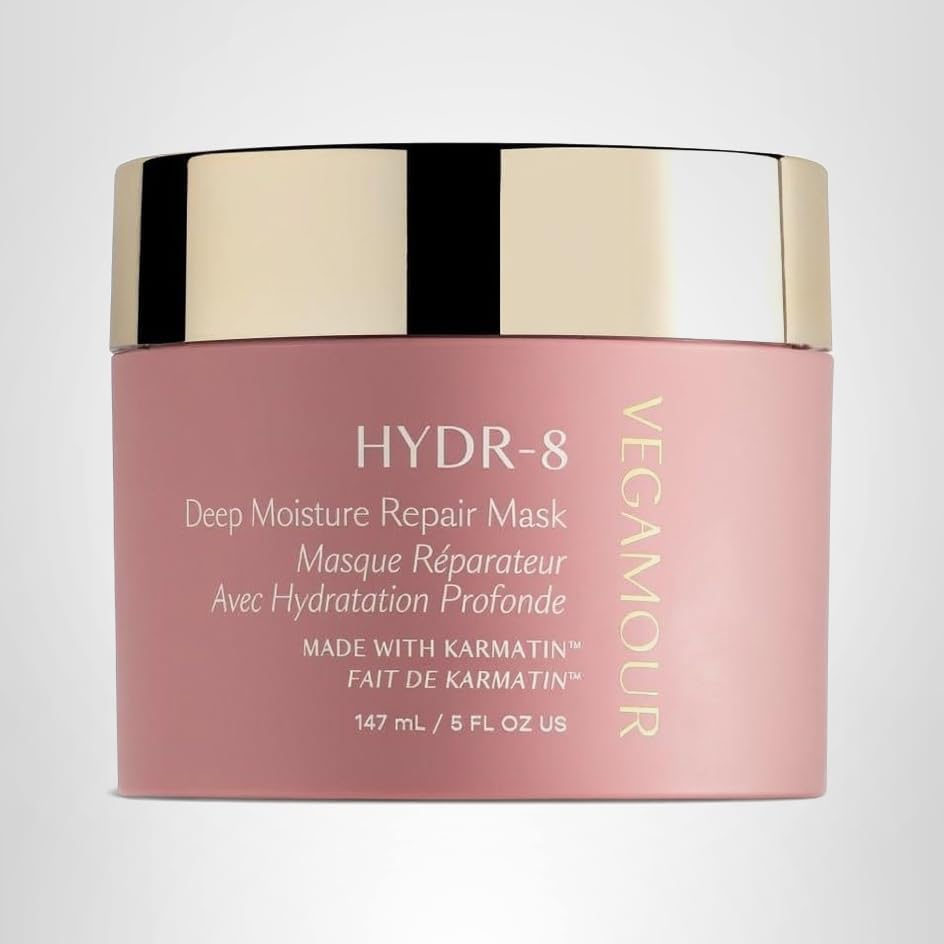 VEGAMOUR HYDR-8 Deep Moisture Repair Mask, Deep Conditioner Hair Mask Formulated Without Sulfates for Dry, Damaged, Frizzy Hair, Floral & Vanilla Scent, 5 fl. oz. VEGAMOUR uk supplements