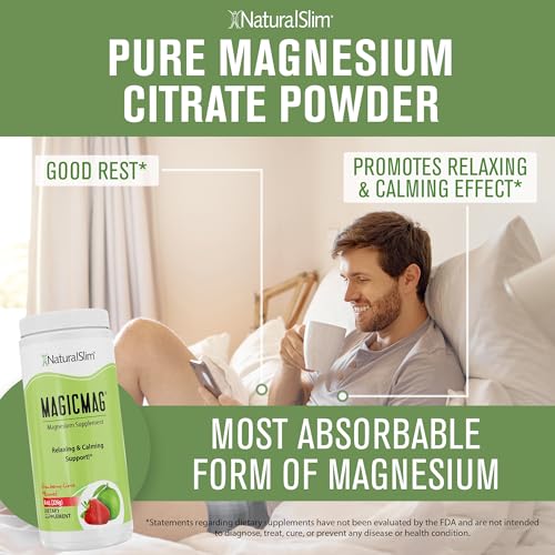 NaturalSlim Magicmag Pure Magnesium Citrate Powder – Stress, Constipation, Muscle NaturalSlim uk supplements