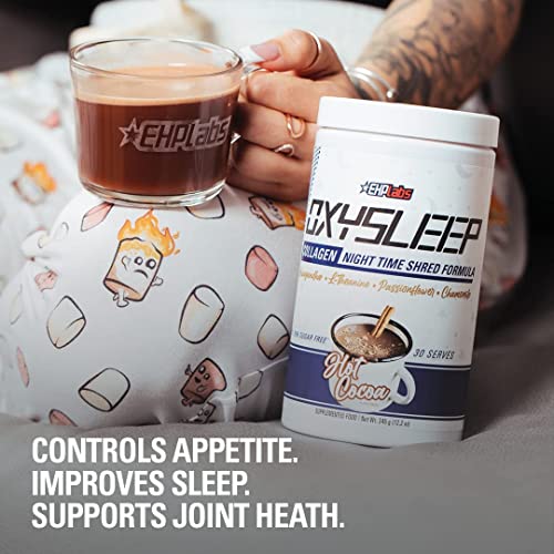 EHP Labs OxySleep Collagen Peptides Powder Night Time Shred - Promotes Deep Sleep EHP Labs uk supplements