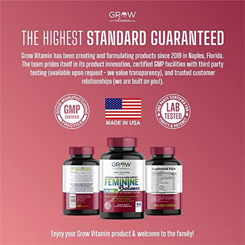 Feminine Balance Complex | Candida Support | Oregano & Caprylic Acid Blend grow vitamin uk supplements