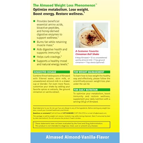 Almased Protein Powder for Weight Loss Kit for Men & Women, Natural Meal Replacement Almased uk supplements