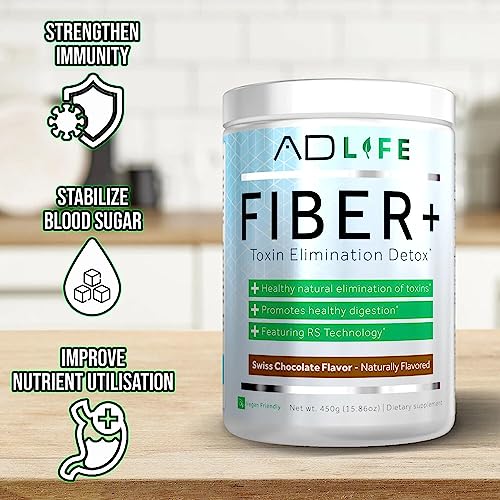 Project AD Fiber+ Fiber Supplement - Supports Gut Health and Digestive Regularity PROJECT AD LLC uk supplements