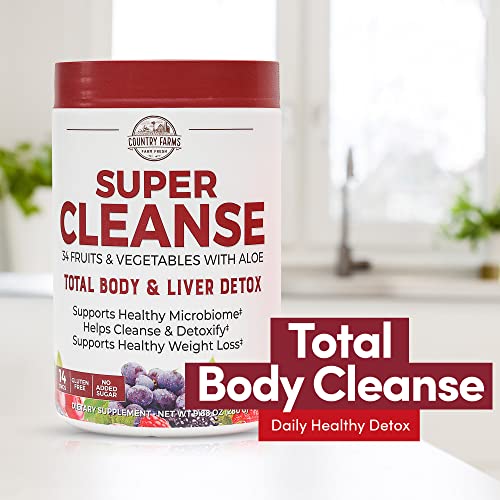 COUNTRY FARMS Super Cleanse, Super Juice Cleanse, Supports Healthy COUNTRY FARMS uk supplements