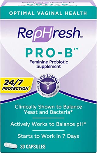 RepHresh Pro-B Probiotic Feminine Supplement - 30 ea (Pack of 2) Rephresh uk supplements