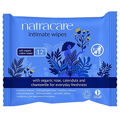 NATRACARE Wipes,Intimate,Cotton, 12 CT (Pack of 6) NATRACARE uk supplements
