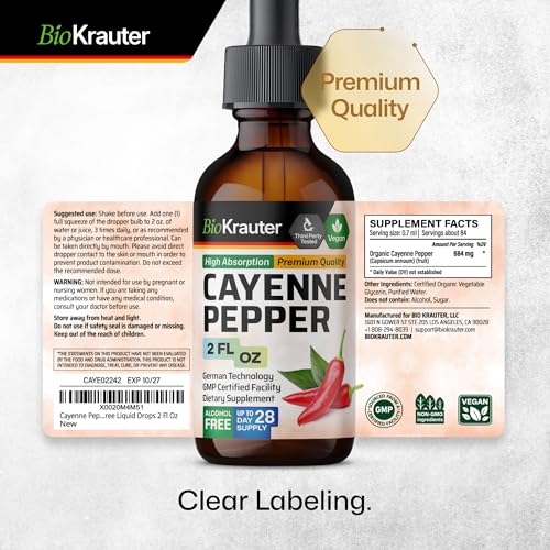 MAUWE HERBS Cayenne Pepper Supplement - Organic Cayenne Pepper Tincture MAUWE HERBS uk supplements