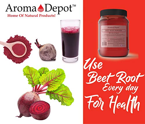Beet Root Powder 8 oz. by Aroma Depot Raw & Non-GMO I Vegan & Gluten Free I Nitric Aroma Depot uk supplements