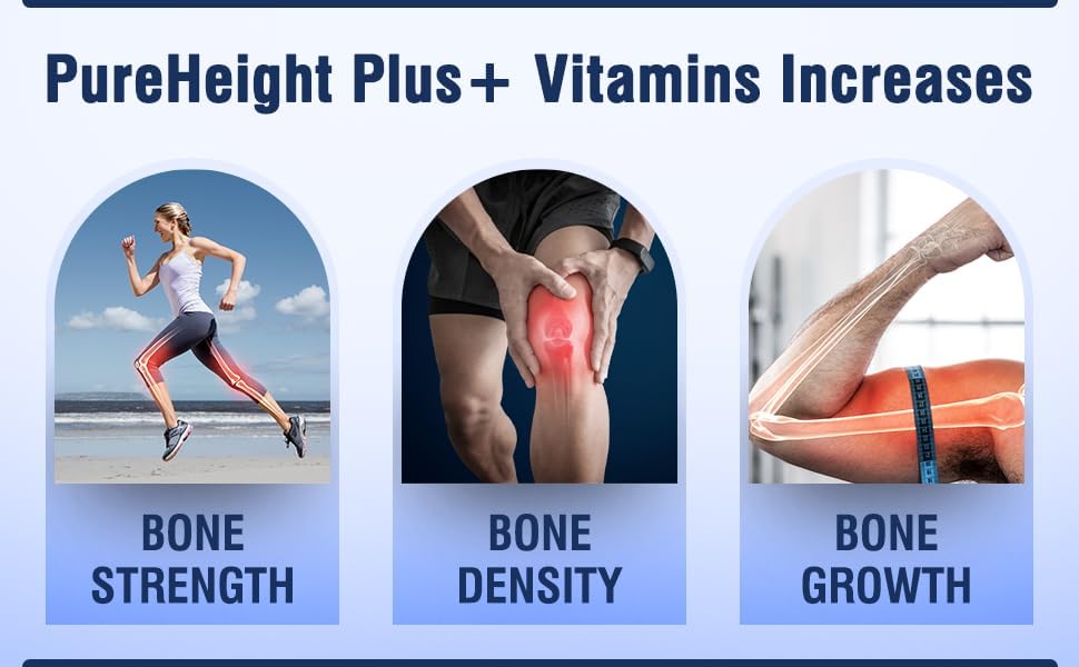 PureHeight Plus Height Enhancement Vitamins PURE BIOTECHNOLOGIES uk supplements