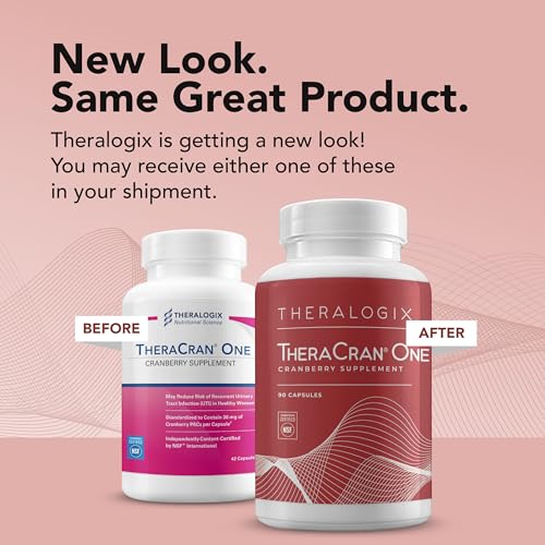 Theralogix TheraCran One Cranberry Capsules - 90-Day Supply - Cranberry Supplement Theralogix uk supplements