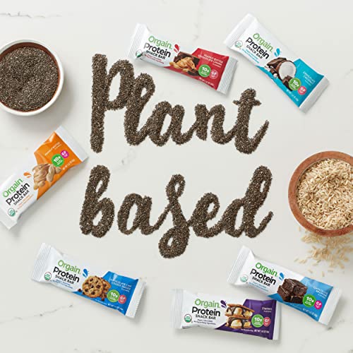 Orgain Organic Vegan Protein Bars, Peanut Butter - 10g Plant Based Protein Orgain uk supplements