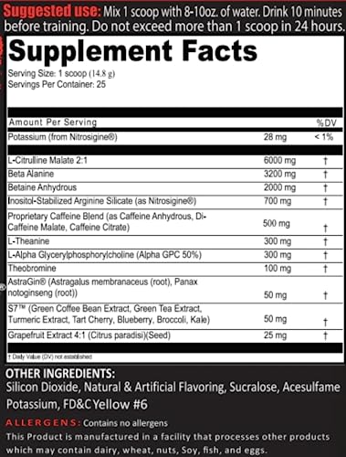 FRONTLINE FORMULATIONS Crucible Pre-Workout Powder, Explosive Workouts, Laser Focus FRONTLINE FORMULATIONS uk supplements