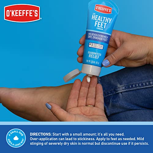 O'Keeffe's for Healthy Feet Foot Cream, Guaranteed Relief for Extremely Dry, Cracked Feet O'Keeffe's uk supplements