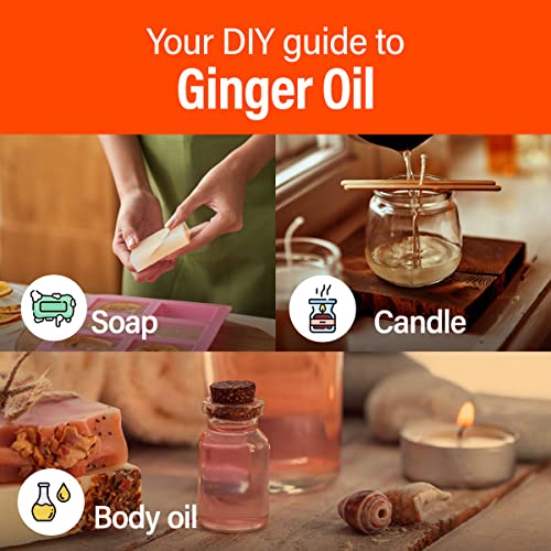 H’ana Pure Ginger Oil for Belly Fat & Pain - 100% Natural Therapeutic Grade Ginger Essentia H'ana uk supplements