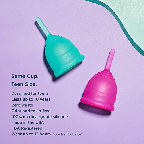Saalt Teen Menstrual Cup - Best Sensitive Reusable Cup - Wear for 12 Hours - Tampon and Pad Alternative saalt uk supplements
