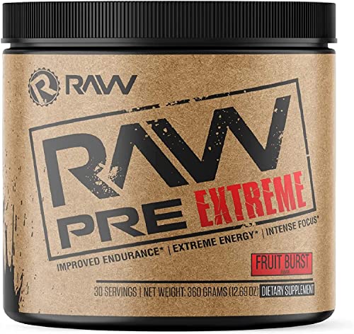RAW Preworkout Extreme | High Stimulant Preworkout Powder Drink, Extreme Energy RAW uk supplements
