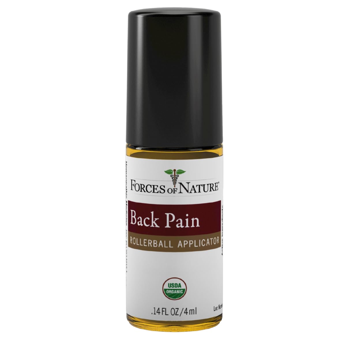 Forces of Nature Natural, Organic Back Pain Relief, w/Arnica & St John's Wort, Fast Acting Anti-Inflammatory Topical Muscle Soother for Lower Back, Sciatica, Neck, Non-GMO, Cruelty-Free, 0.14 Fl Oz Forces of Nature uk supplements