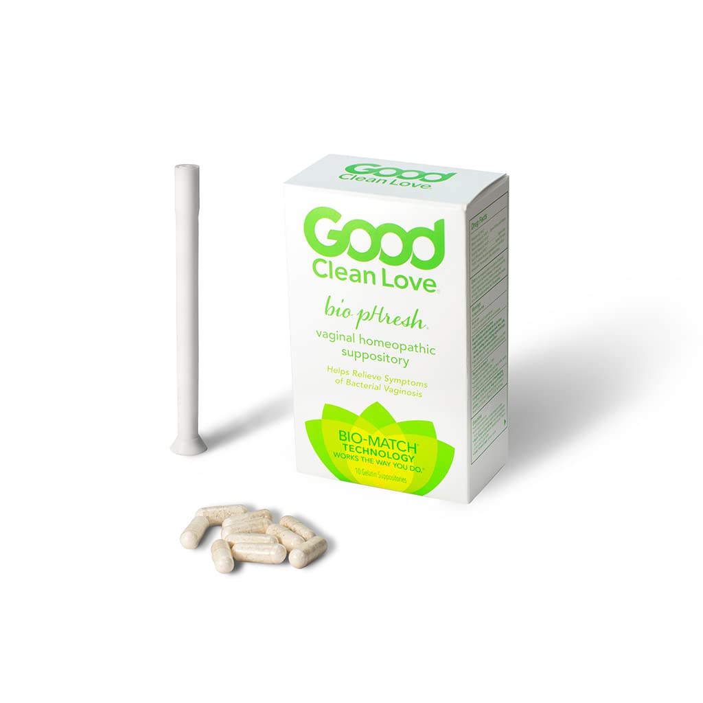 Good Clean Love BiopHresh Vaginal Homeopathic Suppository, Bacterial Vaginosis Treatment for Women Good Clean Love uk supplements