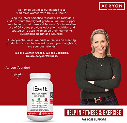 Lose It by Aeryon Wellness - Fitness Management & Exercise Enhancer - Hormone Balance Aeryon Ashlie Wellness uk supplements