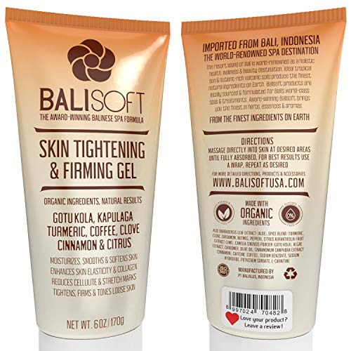BALISOFT Organic Skin Tightening & Firming Gel. Full Body Slimming, Toning, Anti-Aging BALISOFT uk supplements