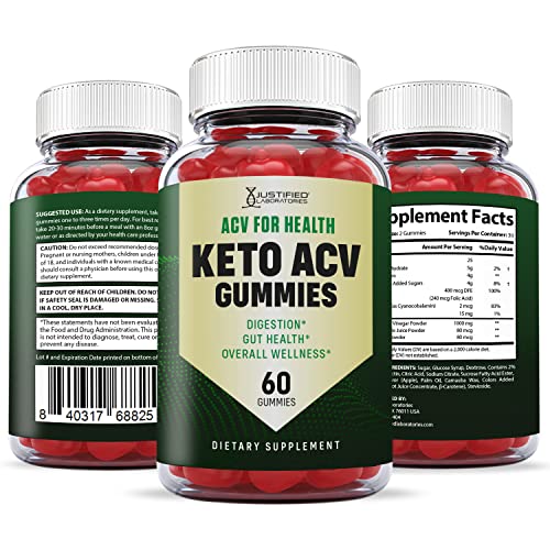 Justified Laboratories ACV for Health Keto ACV Gummies 1000MG with Pomegranate Juice Justified Laboratories uk supplements
