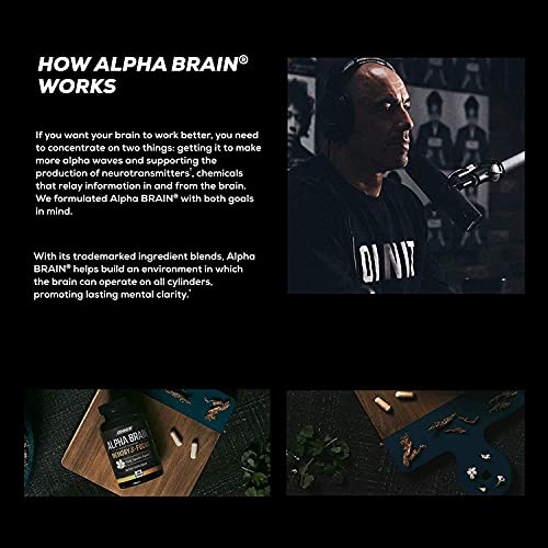 ONNIT Alpha Brain (120ct) - Over 1 Million Bottles Sold - Premium Nootropic Brain Sup ONNIT uk supplements