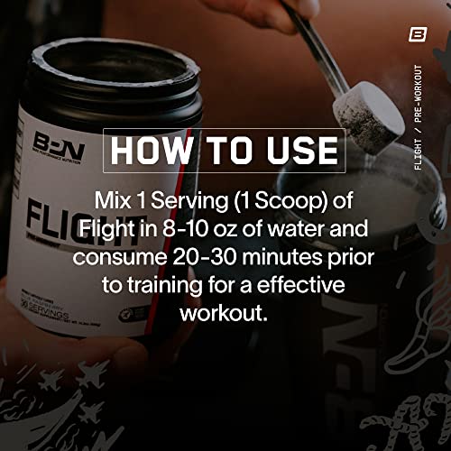 Bare Performance Nutrition, BPN Flight Pre Workout, Blue Raspberry, 30 Servings BARE PERFORMANCE NUTRITION uk supplements