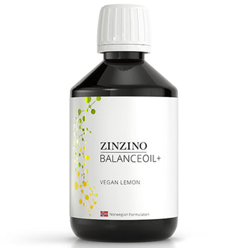Zinzino - BalanceOil+ Vegan Lemon, Synergistic Blend with Marine Micro-Algae, Olive Oil, Ahiflower Seed Oil, Vegan Vitamin D3-300 ml ZINZINO uk supplements