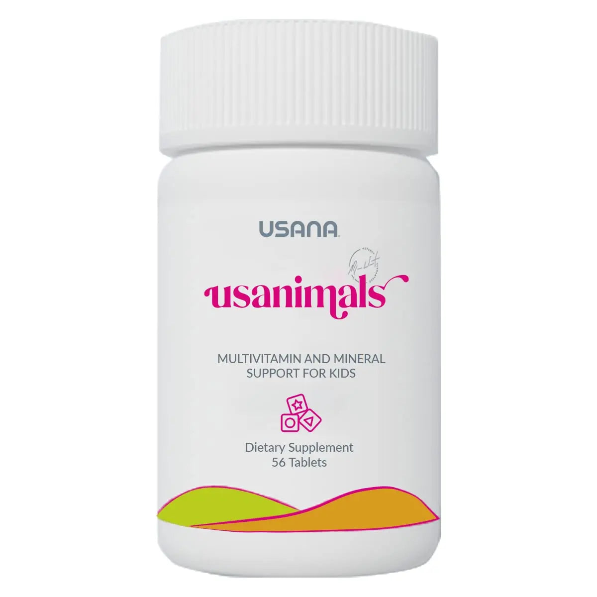 USANA Usanimals Multivitamin for Kids - Daily Chewable Tablets with Vitamins A, C, D, E, B6, B12, Zinc, Iron - Supports Immune, Bone & Brain Health USANA uk supplements