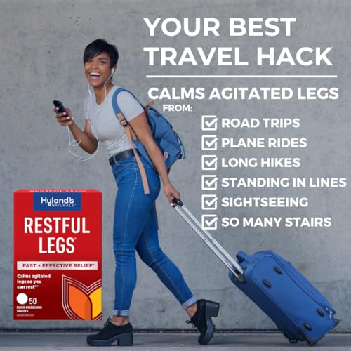 Hyland's Naturals Restful Legs Tablets, Natural Itching, Crawling, Tingling & Leg Jerk Relief, Quick Dissolving Hyland's uk supplements