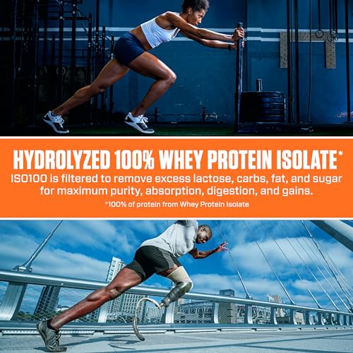 Dymatize ISO100 Hydrolyzed Protein Powder, 100% Whey Isolate, Dunkin' Glazed Donut Dymatize uk supplements