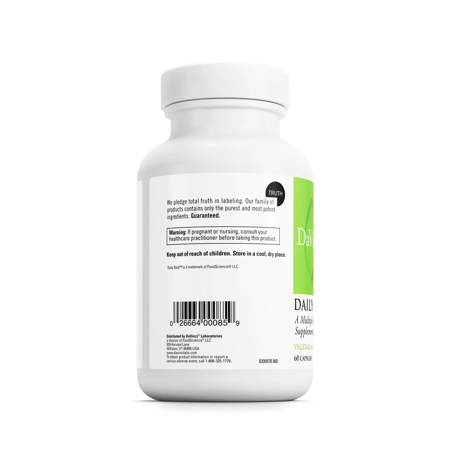 DAVINCI Labs Daily Best Ultra - Dietary Supplement to Support Cardiovascular Health, Fat Metabolism and Bone Health DAVINCI uk supplements
