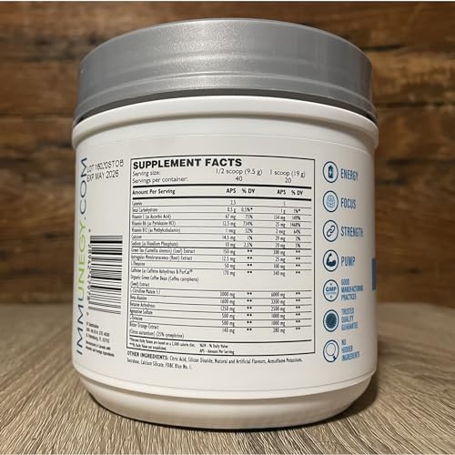 IMMUNEGY - PRE-Sport Performance Pre-Workout Formula (Blue Raspberry Delight) IMMUNEGY uk supplements