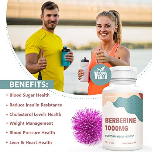 KoNefancy Berberine 1000mg with Silymarin,High Absorption Berberine HCL Supplements KoNefancy uk supplements