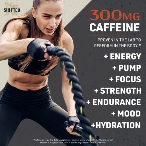 SHIFTED Maximum Pre Workout Powder, Energy & Focus Supplement with Creatine Monohydrate SHIFTED uk supplements