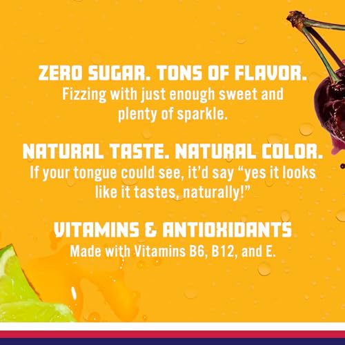 Sparkling Ice, Cherry Limeade Sparkling Water, Zero Sugar Flavored Water, with Vitamins Sparkling ICE uk supplements