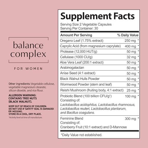 Balance Complex Vaginal Health Dietary Supplement, 60 Capsules Instant Brands uk supplements