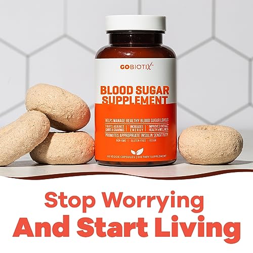 GOBIOTIX Blood Sugar Support - Cinnamon, Berberine and Selenium Capsules - Blood Sugar GOBIOTIX uk supplements