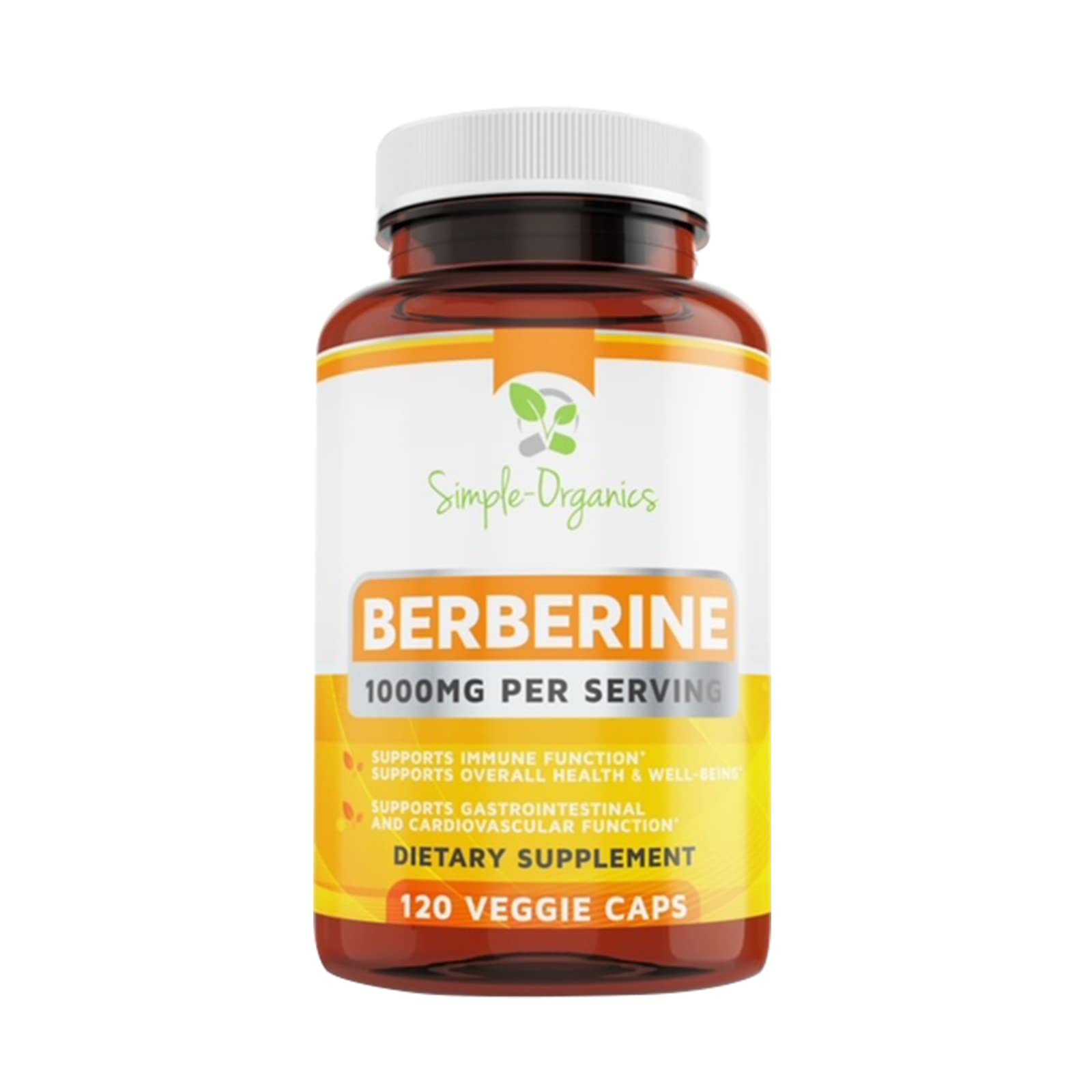 Simple-Organics Berberine 500mg (1000mg Per Serving) for Supports Healthy Immune Simple-Organics uk supplements