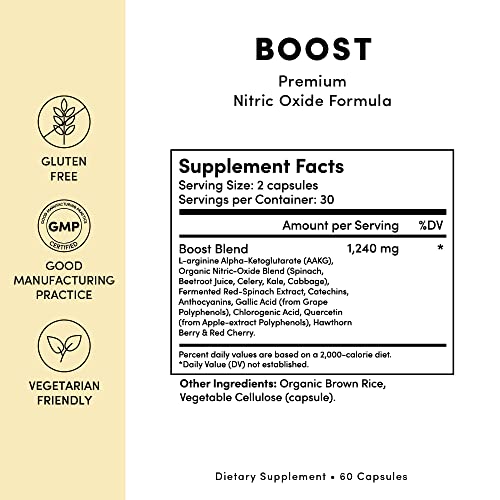 Tranont Boost - Premium Nitric Oxide Supplement Formula - Promotes Optimal Health Tranont uk supplements