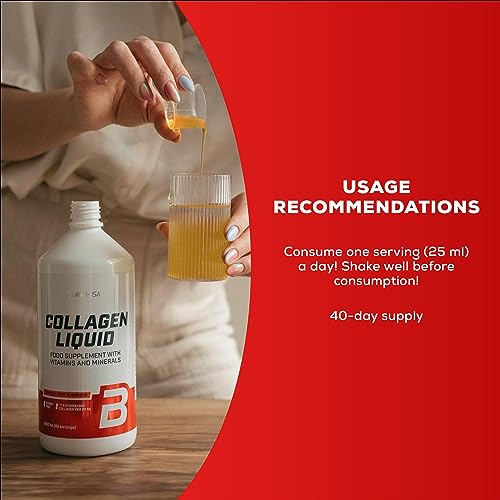BioTechUSA Collagen Liquid, Flavored Dietary Supplement Drink with Collagen, Vitamins BioTechUSA uk supplements