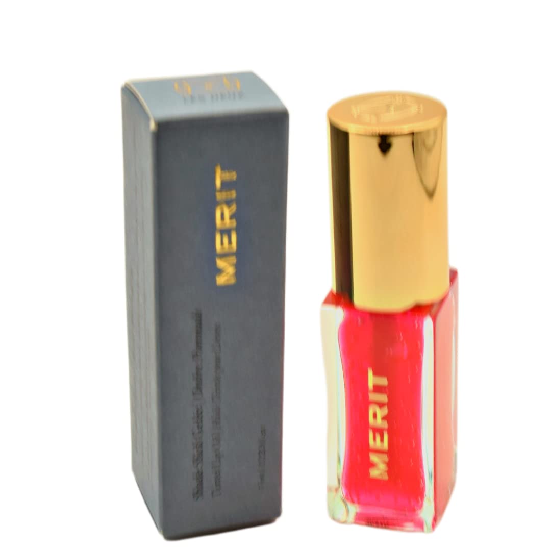 MERIT Shade Slick Gelée Sheer Tinted Lip Oil Les Deux Merit uk supplements